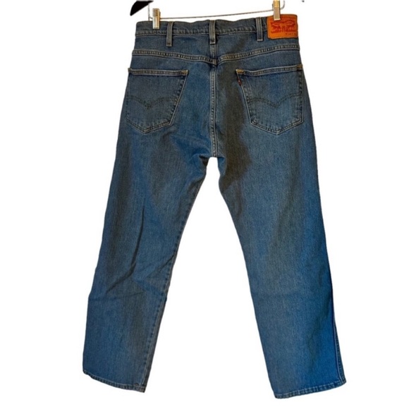 Levi's Men's medium wash straight leg jeans 34 Excellent condition - Picture 2 of 7